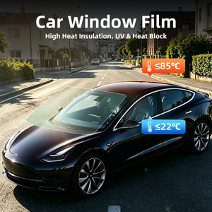<span class=keywords><strong>Film</strong></span> solaire automobile couleur argent stable, à pulvérisation magnétron, pour vitres de voiture, PET 96% IRR 99% UV <span class=keywords><strong>2</strong></span>.5mil, à changement de couleur - Product Image 1