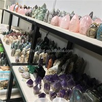 Vente en gros de dés de jeu D6 en cristal naturel sculpté sur mesure, 20 mm - Dés pour DND, jeux de table et événements