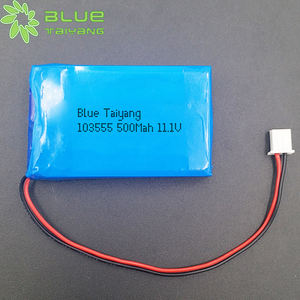 103555 11.1V tıbbi ekipman lityum pil paketi 500mah 12V - Product Image 2