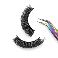 Eyewing label privé faux cils de vison cils naturels 7-13mm cils d'oeil de chat d Curl cils russes ressemblent à une extension de cils