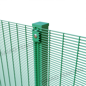 An ninh cao <span class=keywords><strong>358</strong></span> đường sắt ga hàng rào sơn tĩnh điện Hàn lưới cho vườn nhà tù 4 mét Đường kính dây giá thấp khung lưới Bảng điều chỉnh - Product Image 1