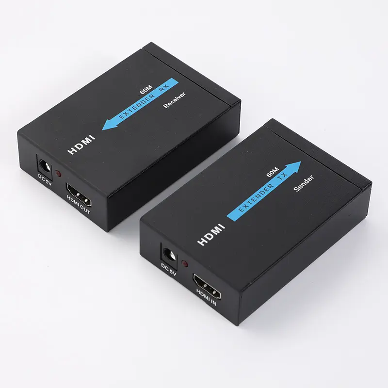 फैक्टरी मूल्य HDMI भरनेवाला नेटवर्क Extensor 60m TX-RX HDCP1.4 से अधिक बिल्ली 5e/6 RJ45 करने के लिए ईथरनेट एडाप्टर 1080P @ 60HZ HDMI भरनेवाला
