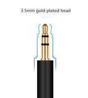 Kabel Audio USB Tipe C DAC 1 m 3.3FT, USB Tipe-C Male ke Jack TRS 3.5mm Male, Adaptor Audio AUX Mobil untuk iPhone 15 Android untuk Speaker
