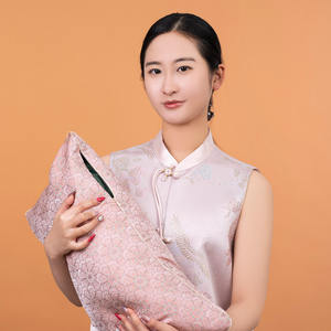 หมอนผ้าไหมสไตล์จีน ผ้าไหมซ่งไป๋ หมอนผ้าไหมหรูหรา ซิปซ่อน ลายหลากหลาย ขนาดสั่งทำได้ โลโก้ได้ ขั้นต่ำในการสั่งซื้อน้อย - Product Image 3