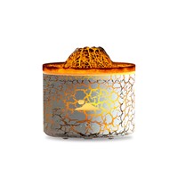 Humidificateur à brume froide et diffuseur d'aromathérapie Flamme Volcanique avec veilleuse, capacité 180 ml, alimentation USB, pour chambre à coucher