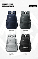 Tas Ransel Oxford Kasual Unisex 2026, Tas Sekolah Ringan Tahan Air dengan USB, Kapasitas Besar, Tahan Lama, Resleting, Cocok untuk Perjalanan dan Bisnis