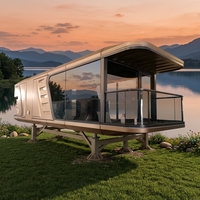 Casa Prefabricada Modular de Acero Galvanizado Grado B, Estándar CE, Cápsula Espacial para Hotel, Moderna, con Certificación CE de China