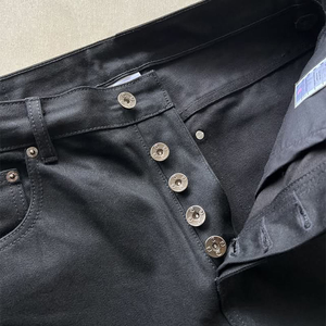 <span class=keywords><strong>Jeans</strong></span> da <span class=keywords><strong>Uomo</strong></span> Personalizzati dal Produttore, Pantaloni Denim Baggy, Taglio Bootcut, Denim Grezzo Giapponese Selvedge a Zampa d'Elefante per <span class=keywords><strong>Uomo</strong></span> - Product Image 3