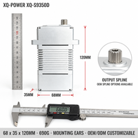 Moteur servo robot XQ-POWER XQ-S9350D 390 kg, servo numérique sans balais, étanche, 30 V, boîtier en aluminium CNC, engrenage en acier inoxydable, OEM