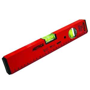 METRICA-NIVEAU PROFIL ALUMINIUM 32166 AVEC BASE GRADUÉE-2 flacons-NIVEAUX EAN 8001066321667 - Product Image 1