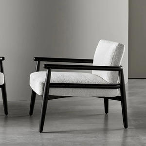 Ghế bành phòng khách phong cách Bắc Âu hiện đại sang trọng, ghế sofa nghỉ ngơi, ghế thư giãn đơn có đệm chân, nội thất gia đình đang bán - Product Image 6