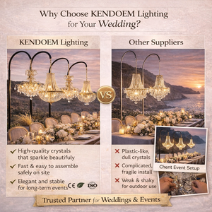 <span class=keywords><strong>Lampadario</strong></span> Nordico Minimalista Creativo <span class=keywords><strong>per</strong></span> Decorazioni Matrimoniali all'Aperto, Lampade a Sospensione e da Terra in Cristallo LED - Product Image 4