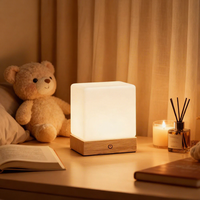 Lampe LED sans fil en silicone souple, rechargeable USB-C, à intensité variable tactile, étanche, lumière d'ambiance pour bureau, lampe de table