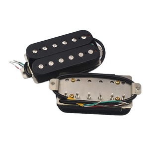Pastilla Humbucker Alnico II para <span class=keywords><strong>Guitarra</strong></span> Eléctrica, N-50 7-8K/B-52 8-9K, Doble Bobina, Piezas de <span class=keywords><strong>Guitarra</strong></span>, Negra - Product Image 1