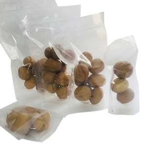 Bolsa <span class=keywords><strong>de</strong></span> plástico transparente con logotipo personalizado, paquete <span class=keywords><strong>de</strong></span> café con cremallera, venta al por mayor - Product Image 2