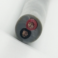 H07RN-F 14AWG Stromkabel aus Gummi, 2-adrig, 2,5 mm², 450/750 V, fein verseiliges Kupfer, öl-/wetter-/ozonbeständig