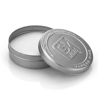 En gros vide de conception en relief boîtes en aluminium rond boîtes d'emballage de qualité alimentaire rond étain