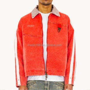 Custom High Quality Vintage Heavy Canvas <b>Jackets</b> 100% Cotton Workwear Carpenter Canvas Detroit <b>Worker</b> Work Wear <b>Jackets</b> for Men - Product Image 1