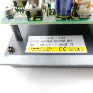 Original fanuc <strong>LCD</strong> Panel A02B-0166-C261 fanuc operator's panel MDI <strong>unit</strong> - Product Image 5