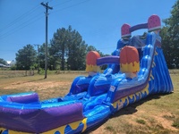 Piscine gonflable de toboggan de 27'H Popsicle Screamer avec la glissière de glissement n à vendre
