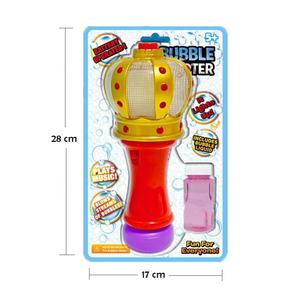 क्राउन कार्टून मिनी बुलबुला wand लाइट अप खिलौना w/95 मिलीलीटर बुलबुले समाधान बच्चों पार्टी लड़कों और लड़कियों के लिए आउटडोर मज़ा - Product Image 4