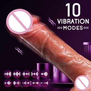 महिलाओं के लिए डिल्डो वाइब्रेटर सेक्स खिलौना महिलाओं के लिए वास्तविक सिलिकॉन जी स्पॉट 10 कंपन हीटिंग रिमोट कंट्रोल वयस्क खिलौना - Product Image 6