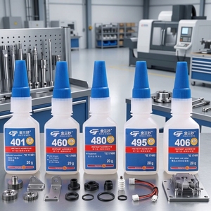 Colla Super Forte a Rapida Asciugatura, Adesivo Cianoacrilato Durevole e Stabile per Riparazioni di Metallo e Plastica, Multiuso - Product Image 1