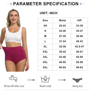 Hot Sale Bequeme Baumwolle Höschen Sport Lady Slips Xxxl Plus Size Höschen Unterwäsche für dicke Frauen - Product Image 4