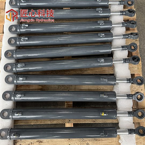 JX thép chất lượng cao tác động kép dài đột quỵ xi lanh thủy lực pit tông xi lanh thủy lực - Product Image 4
