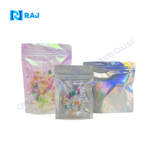 Logotipo impreso OEM, bolsita de café instantáneo, bolsas de embalaje, <span class=keywords><strong>bolsa</strong></span> de café mate iridiscente <span class=keywords><strong>Rosa</strong></span> láser holográfica promocional - Product Image 5