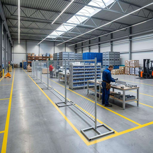 Clôture temporaire autoportante en treillis galvanisé standard 6 pi x 12 pi pour événements routiers et de location aux États-Unis - Product Image 2