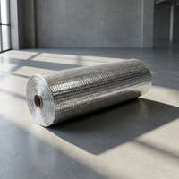 Film isolant thermique en tissu tissé d'aluminium anti-feu et anti-rayonnement avec motif rustique, garantie 1 an pour entrepôt