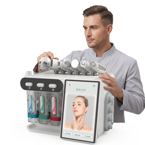 Máquina facial de venta directa de fábrica, H2O2, burbujas de hidrógeno y oxígeno, rejuvenecimiento de la piel, máquina de belleza multifunción para salón - Product Image 1