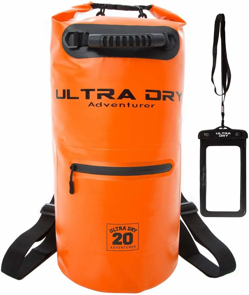 منتجات تخييم التنزه و السفر في الهواء الطلق حقيبة صغيرة محمولة خفيفة الوزن 500D 10L PVC مقاومة للماء مقاومة للماء جافة