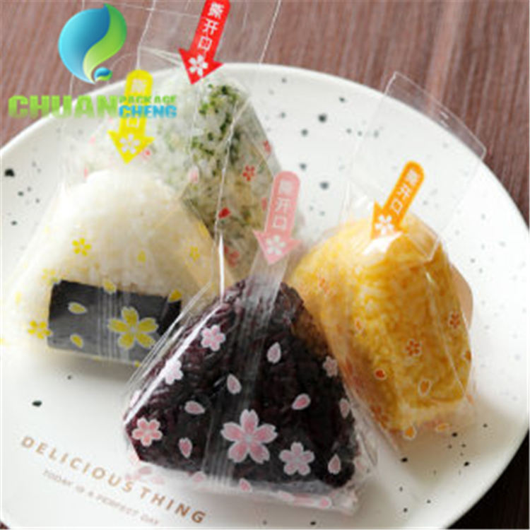 Различные индивидуальные печатные пакеты Onigiri, пластиковые пакеты ОПП