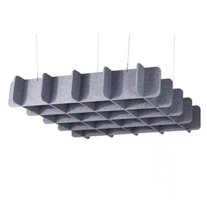 Chất lượng cao cong treo Acoustic tấm Trần linh hoạt cách âm 3D mô hình Giải pháp thiết kế cho các dự án - Product Image 1
