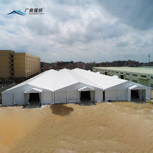 Carpa Rectangular Grande de Aleación de Aluminio Guangao, Personalizable, Impermeable, para Exposiciones al Aire Libre, Almacenamiento y Almacenes - Product Image 1