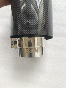 Embouts d'échappement de luxe en acier inoxydable poli miroir brillant sur mesure pour 330i Q3 R8 A7, embout de silencieux arrière - Product Image 2