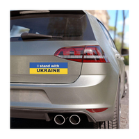 Pegatina magnética para coche, materiales de alta calidad, pegatina reflectante personalizada, señal magnética para coche para publicidad