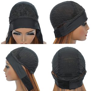 Parrucca per capelli Uniky di alta qualità Ombre Highlight parrucca per donna parrucca brasiliana ad onde d'acqua Remy parrucche per capelli ricci color marrone - Product Image 4