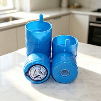Bouchon de bidon d'eau de haute qualité 55 mm, 5 gallons, à pression, inviolable, anti-effraction, non-rechargeable, en PE de qualité alimentaire pour l'embouteillage d'eau