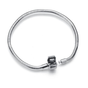<span class=keywords><strong>Bracelet</strong></span> à maillons et fermoir <span class=keywords><strong>magnétique</strong></span> pour femmes, chaîne initiale de 3mm, accessoires en acier inoxydable, bijoux Los Angeles, <span class=keywords><strong>bricolage</strong></span>, - Product Image 4