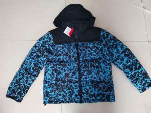 Nuovo Cappotto Parka da Uomo Stile <span class=keywords><strong>Stilista</strong></span> con Stampa a Foglie, Piumino Invernale Caldo alla <span class=keywords><strong>Moda</strong></span> per Uomo e Donna, Giacca Imbottita - Product Image 5