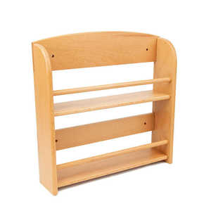 Estante para especias de madera maciza de 2 niveles, estante multifuncional de bambú para almacenamiento en la cocina, para especias y condimentos - Product Image 3