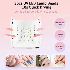 Rechargeable UV LED Nail Lamp 66W Gel Nail Dryer Professional Nail <b>tool</b>, 5-gear timing Suitable for Home and Salon - Product Image 4