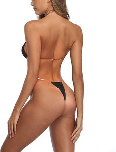 Bikini Personalizzato per Ragazze Giovani con Stampa di Ragazza Nuda Costume da Bagno a Due Pezzi con Perizoma e Servizio OEM - Product Image 2