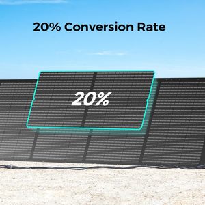 แผงโซลาร์เซลล์แบบพกพา 240W โมโนคริสตัลไลน์ พับได้ สำหรับสถานีไฟฟ้าแบบพกพา - Product Image 3