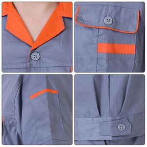 Promotion Workwear Worker Uniform Summer Custom Repair <b>Welding</b> Worker <b>Shirt</b> Suit for Corporate - Product Image 4