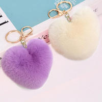 Porte-clés en peluche personnalisés, jouets mignons multicolores, pendentifs de voiture, petits porte-clés tendance, breloques en peluche, vente en gros