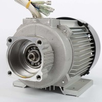 Moteur asynchrone monophasé Honest 120/230V 50/60Hz 1,5-3HP léger à rotor externe, montage à bride, étanche à la condensation, conforme RoHS